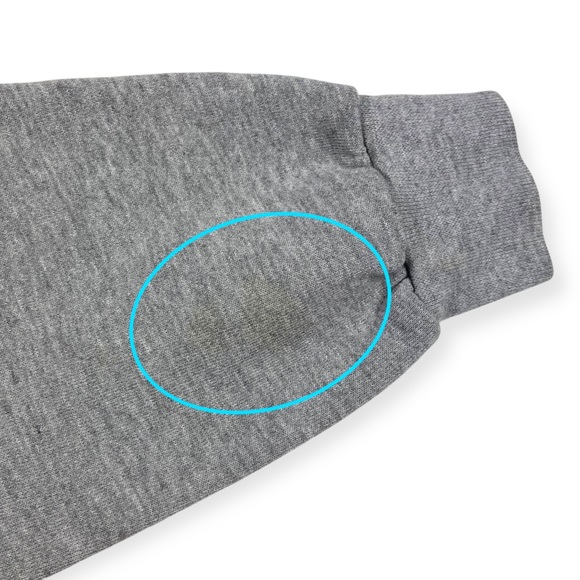 University of Michigan Vintage Gray Sweatshirt Turtleneck - Picture 6 of 9